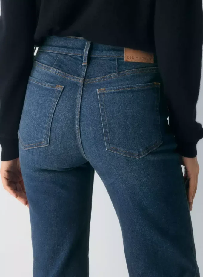 Denim Forum Le jean droit taille moyenne 90s Snatched