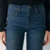 Denim Forum Le jean droit taille moyenne 90s Snatched