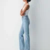 Denim Forum Le jean slim bootcut taille haute Nina des années 90