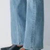 Denim Forum Le jean slim bootcut taille haute Nina des années 90