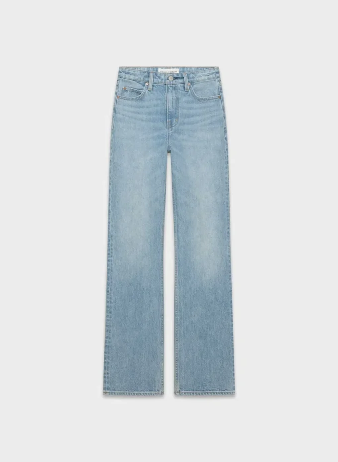 Denim Forum Le jean slim bootcut taille haute Nina des années 90