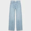 Denim Forum Le jean taille haute à coupe ajustée des années 90