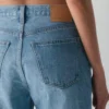 Denim Forum Le jean taille mi-haute à coupe fuselée des années 90
