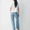 Denim Forum Le jean taille mi-haute à coupe fuselée des années 90