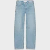 Denim Forum Le jean taille mi-haute à coupe fuselée des années 90