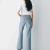 Denim Forum Les années 90 Snatched Jean taille haute à coupe large