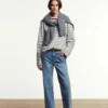 Denim Forum Les années 90 Snatched Jean taille haute à coupe large