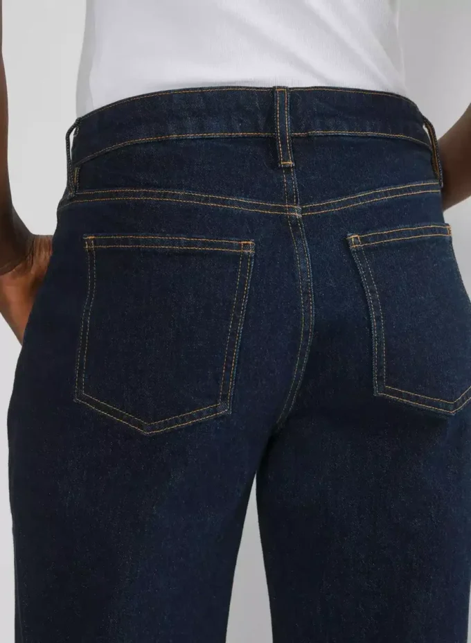 Denim Forum Salma Jean baggy taille ultra basse et coupe ajustée