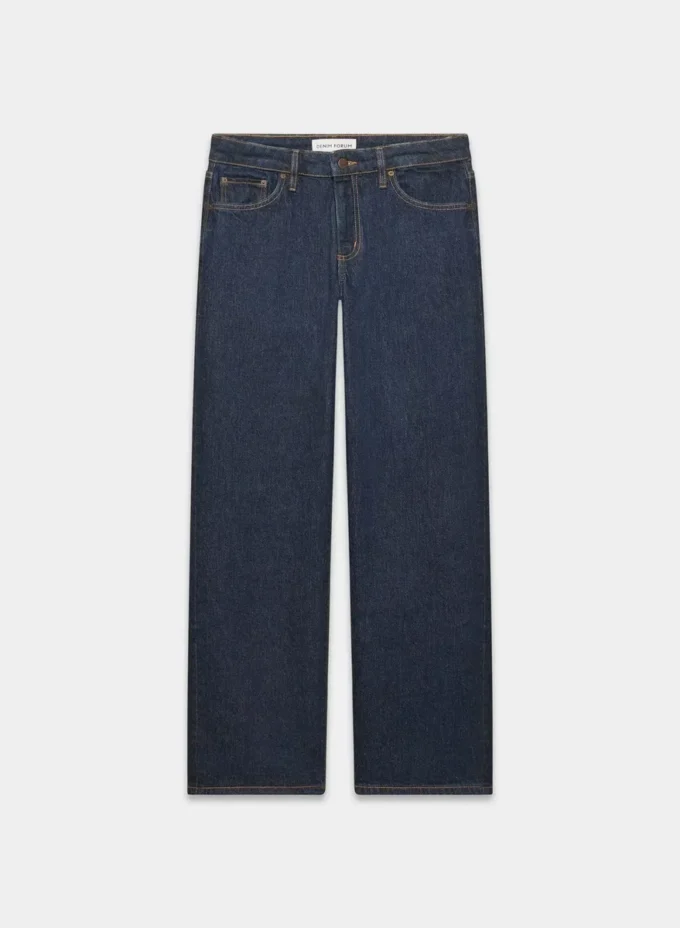 Denim Forum Salma Jean baggy taille ultra basse et coupe ajustée