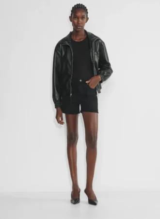 Denim Forum Short en denim mi-cuisse 50s Arlo Hi