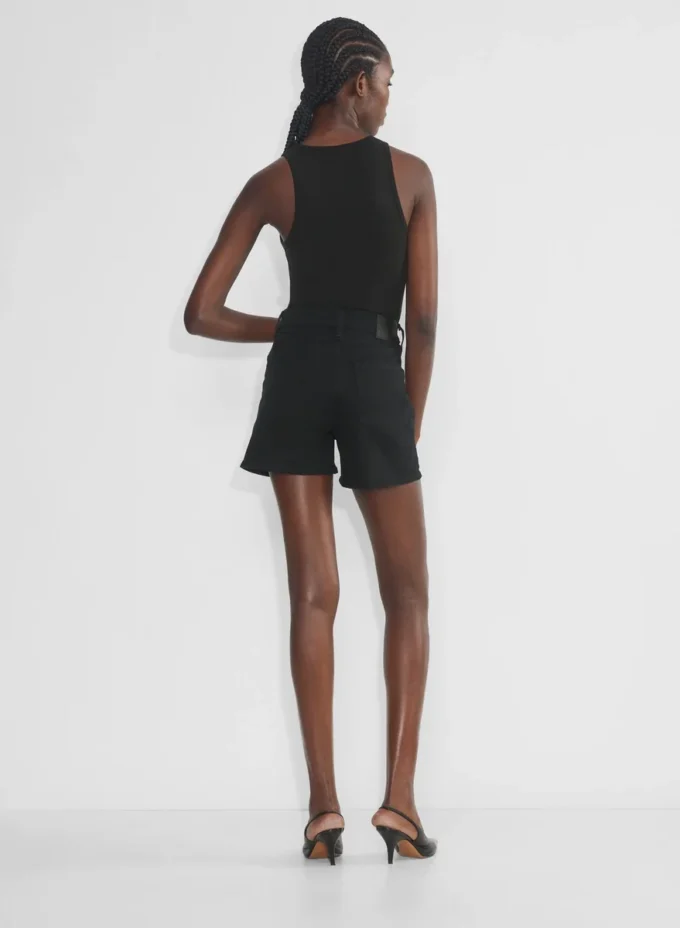 Denim Forum Short en denim mi-cuisse 50s Arlo Hi