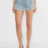 Denim Forum Short en denim taille haute The Ex-boyfriend