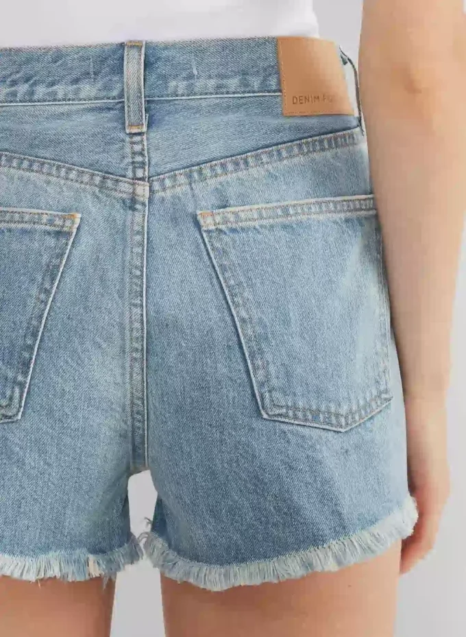 Denim Forum Short en denim taille haute The Ex-boyfriend