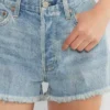 Denim Forum Short en denim taille haute The Ex-boyfriend