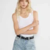 Denim Forum Short en denim taille haute The Ex-boyfriend