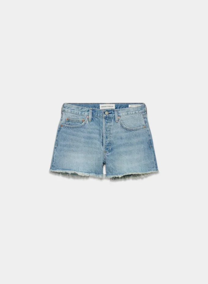 Denim Forum Short en denim taille haute The Ex-boyfriend