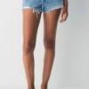 Denim Forum Short en jean vintage coupé des années 90