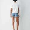 Denim Forum Short en jean vintage coupé des années 90