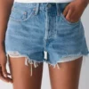 Denim Forum Short en jean vintage coupé des années 90