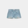 Denim Forum Short en jean vintage coupé des années 90