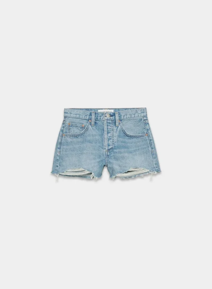 Denim Forum Short en jean vintage coupé des années 90