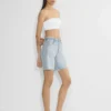 Denim Forum Short long en denim taille haute vintage des années 90