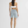 Denim Forum Short long en denim taille haute vintage des années 90