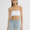 Denim Forum Short long en denim taille haute vintage des années 90