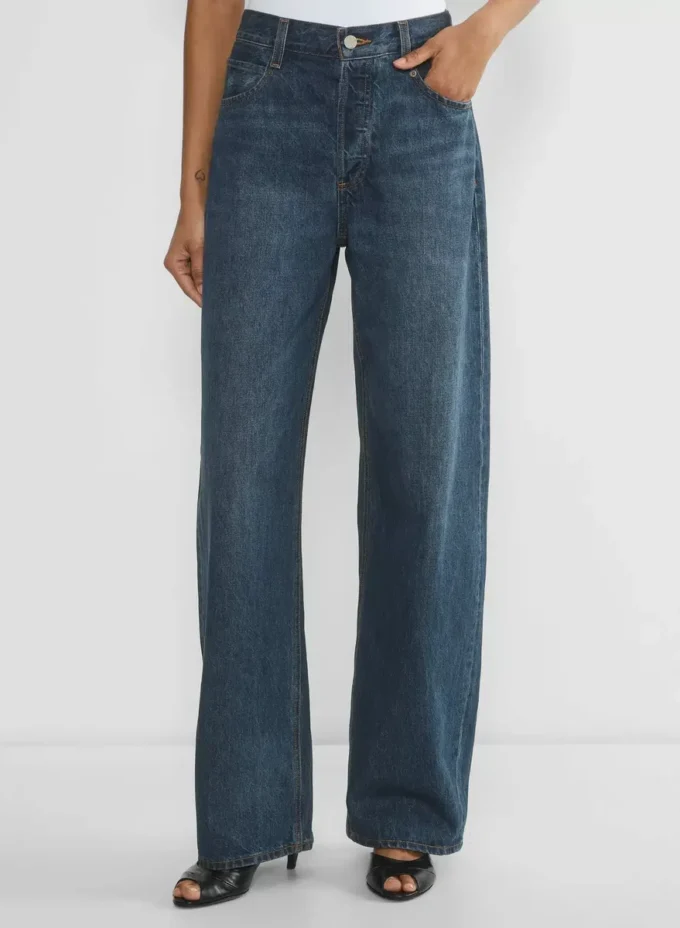 Denim Forum The &rsquo;90s Lo-rise Barrel Jean