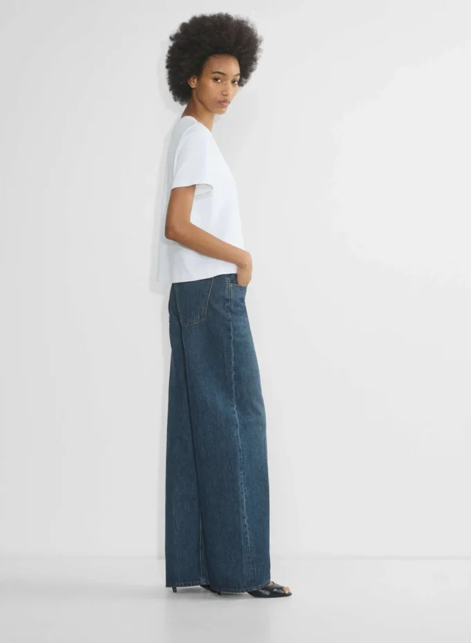 Denim Forum The &rsquo;90s Lo-rise Barrel Jean