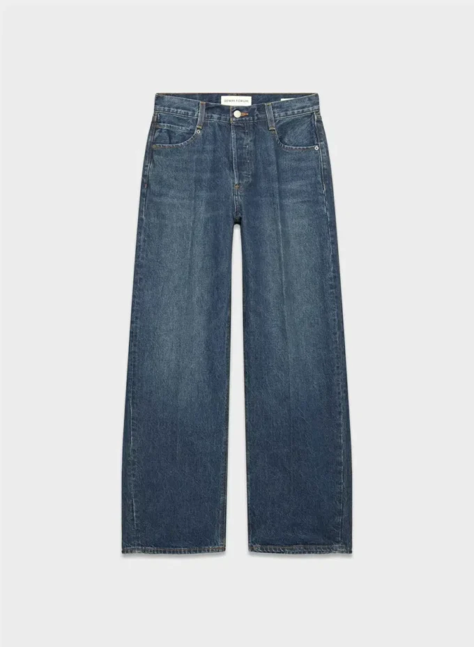 Denim Forum The &rsquo;90s Lo-rise Barrel Jean