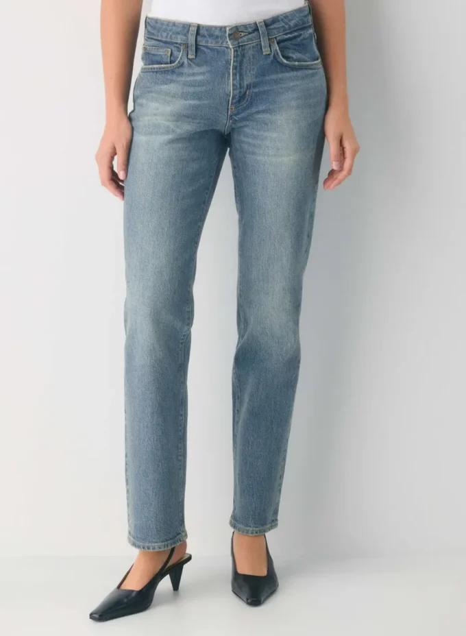 Denim Forum Tilda Jean droit taille basse coupe cintrée