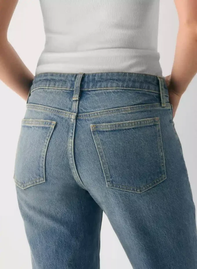Denim Forum Tilda Jean droit taille basse coupe cintrée