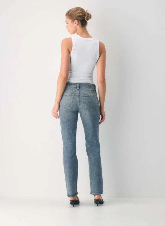 Denim Forum Tilda Jean droit taille basse coupe cintrée