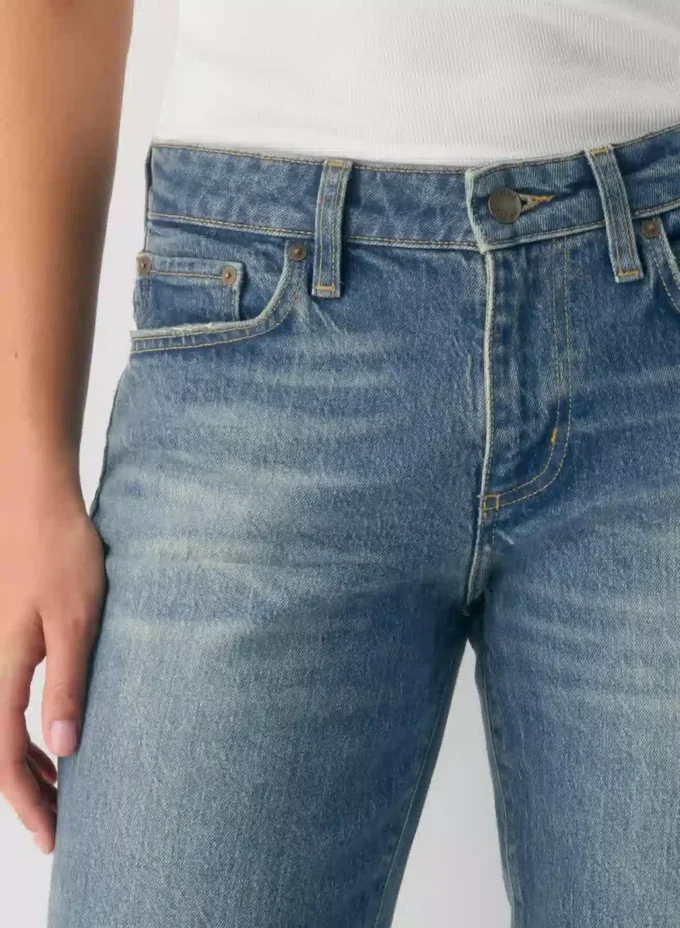 Denim Forum Tilda Jean droit taille basse coupe cintrée