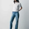 Denim Forum Tilda Jean droit taille basse coupe cintrée