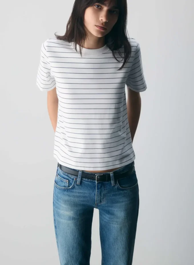 Denim Forum Tilda Jean droit taille basse coupe cintrée