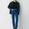Denim Forum Uma Jean droit taille haute