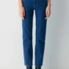 Denim Forum Uma Jean droit taille haute