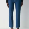 Denim Forum Uma Jean droit taille haute à coupe ajustée