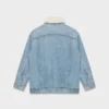 Denim Forum Veste en denim sherpa vintage des années 90