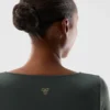 Essentiel BUTTER T-shirt à col en V et manches longues