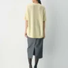 Feather Cashmere Pull à manches courtes décontracté