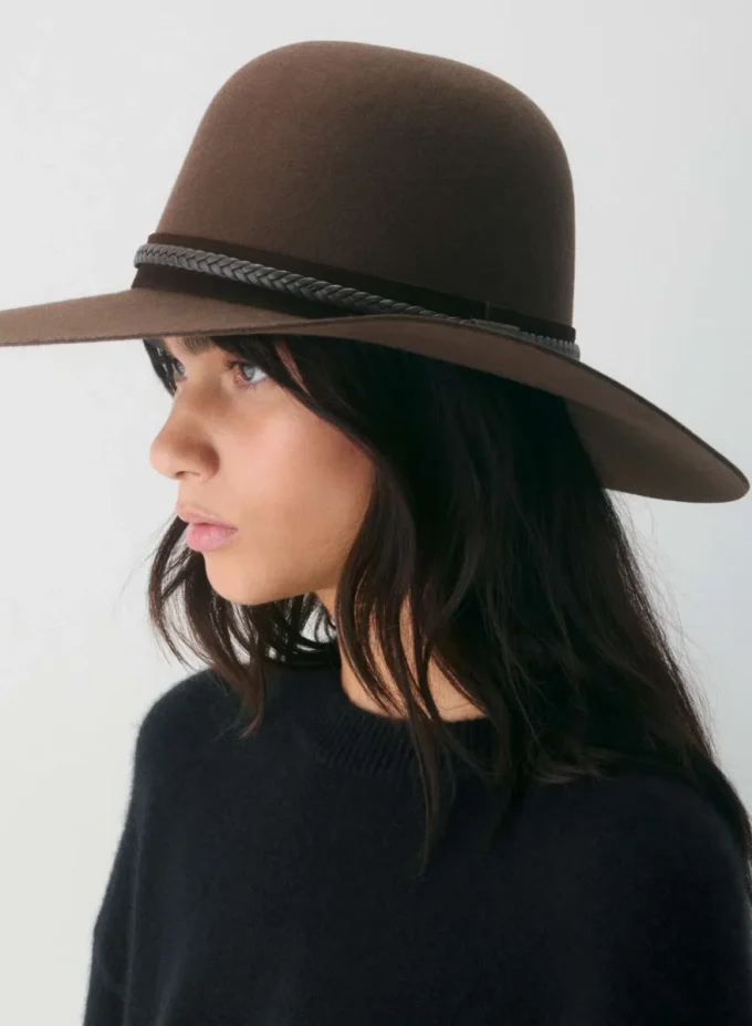 Fedora en laine Rove