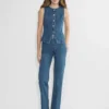 Forum Denim Gilet en denim vintage des années 90