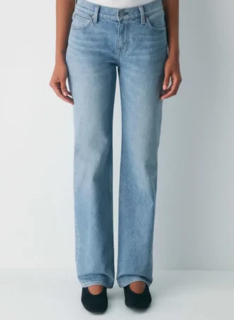 Forum Denim Jean droit taille ultra basse Nico