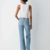Forum Denim Jean droit taille ultra basse Nico