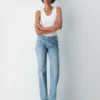 Forum Denim Jean droit taille ultra basse Nico