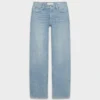 Forum Denim Jean droit taille ultra basse Nico