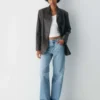 Forum Denim Jean large taille basse The Farrah